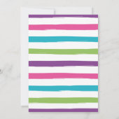 パンケーズアンドパジャマ誕生日招待状 招待状 (裏面)