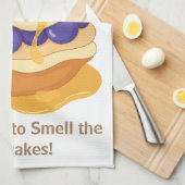 パンケーズブルーベリーおもしろいキュイ キッチンタオル (四つ折り)