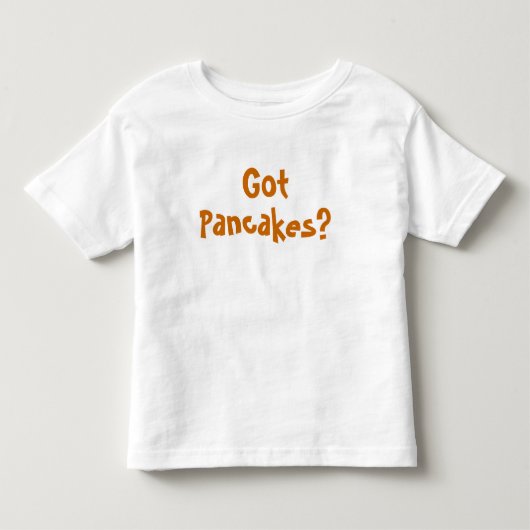 パンケ得ーキ？幼児用ティーシャツ トドラーTシャツ (正面)