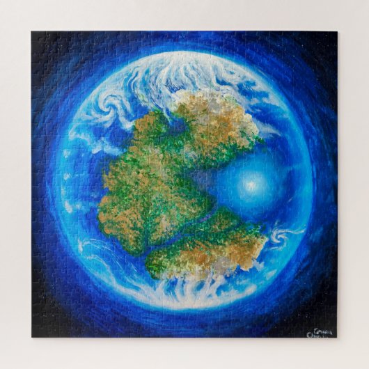 パンゲアとテティス海 ジグソーパズル (縦)