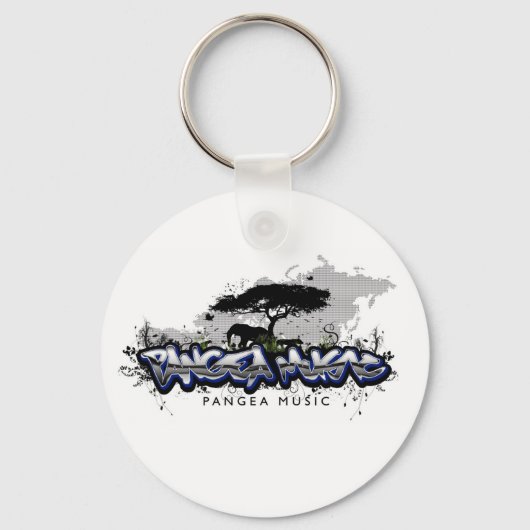 パンゲアミュージックロゴ3 Keychain キーホルダー (正面)