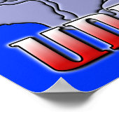 パンゲアユナイト地理ポスター ポスター (角)