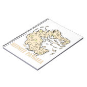 パンゲア世界地図の再編おもしろい地質学Gi ノートブック (左側)