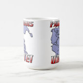 パンゲア+統一+地理マグカップ コーヒーマグカップ (中央)