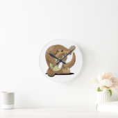 パンゴおもしろいリン ラウンド壁時計 (ホーム)