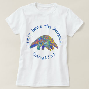 パンゴカラフルリン絶滅危惧野生動物アート Tシャツ