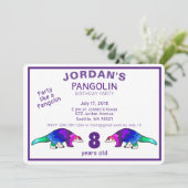 パンゴカラフルリン誕生日招待状 案内状 (スタンド正面)