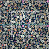 パンゴマンダラ藍 ファブリック (タイル)