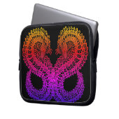 パンゴリンの部族パターンのラップトップのケース ラップトップスリーブ (正面左)