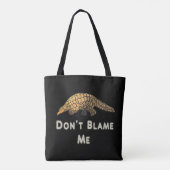 パンゴリンは私を責めない トートバッグ (裏面)