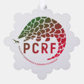 パンゴリンサンタクリスマスオーナメント オーナメントカード (裏面)