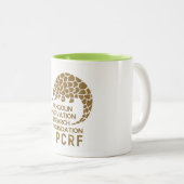 パンゴリン保全研究基金マグカップ ツートーンマグカップ (正面右)