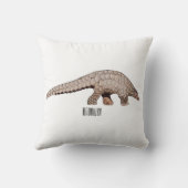 パンゴリン漫画イラストレーション クッション (裏面)