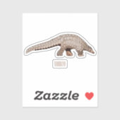 パンゴリン漫画イラストレーション シール (シート)