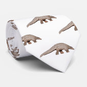 パンゴリン漫画イラストレーション ネクタイ (ロール)