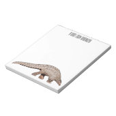 パンゴリン漫画イラストレーション ノートパッド (回転)