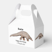 パンゴリン漫画イラストレーション フェイバーボックス (裏面サイド)