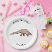 パンゴリン漫画イラストレーション ペーパープレート (パーティー)