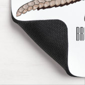 パンゴリン漫画イラストレーション マウスパッド (コーナー)