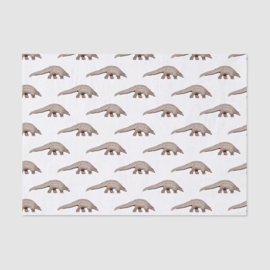 パンゴリン漫画イラストレーション 薄葉紙 (正面)