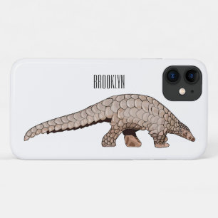 パンゴリン漫画イラストレーション iPhone 11 ケース