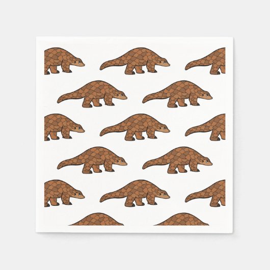 パンゴリン漫画 スタンダードカクテルナプキン (正面)