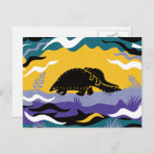 パンゴリン絵葉書 ポストカード (正面/裏面)