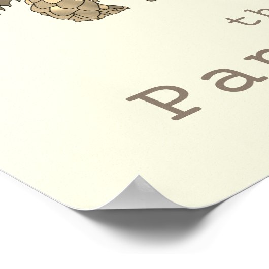 パンゴリン絶滅の危機に瀕した動物権利運動アート ポスター (角)