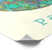 パンゴリン絶滅の危機に瀕した動物野生動物アートグリーン ポスター (角)