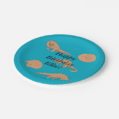 パンゴリン誕生日 ペーパープレート (アングル)