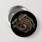 パンゴリン風変わりは素晴らしい 缶バッジ (正面&裏面)