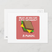 パンサンドって何て呼ぶの?プニーニ ポストカード (正面/裏面)