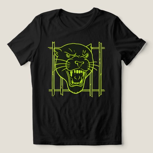 パンサーの休憩 トライブレンドＴシャツ (デザイン正面)