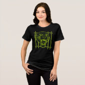 パンサーの休憩 トライブレンドＴシャツ (正面全面)