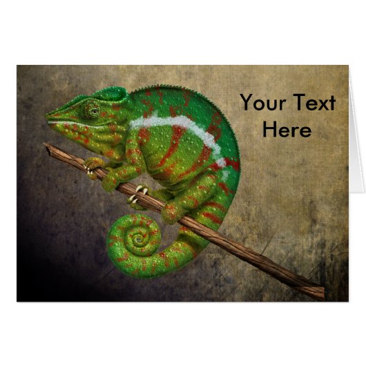 パンサーカメレオンデジ絵画タル (正面横)