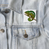 パンサーカメレオンデジ絵画タル 缶バッジ (インサイチュ)