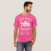 パンサーズクリケットの下部 Tシャツ (正面フル)