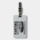 パンサータンク荷物タグ ラゲッジタグ (正面縦)