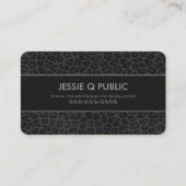 パンサープリントパターン 名刺 (正面)