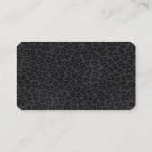 パンサープリントパターン 名刺 (裏面)