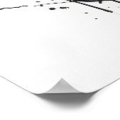 パンサーポートレート動物絵を描の野生生物アウトドア ポスター (角)