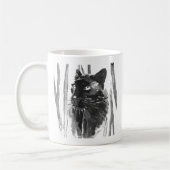 パンサーポートレート コーヒーマグカップ (左)