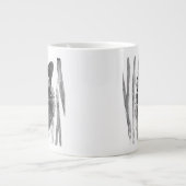 パンサーポートレート ジャンボコーヒーマグカップ (正面)