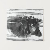 パンサーポートレート タペストリー (正面(横))