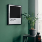 パンサームービーブラック – 白縁ど色 ポスター