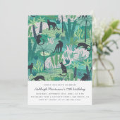 パンサーモダンジャングル誕生日パーティー 招待状 (スタンド正面)