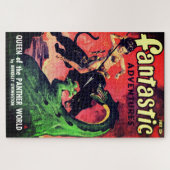 パンサー世界の女王:ファンタジー・パルプ・フィクション ジグソーパズル (横)