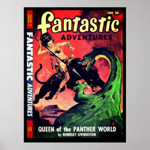 パンサー世界の女王:ファンタジー・パルプ・フィクション ポスター