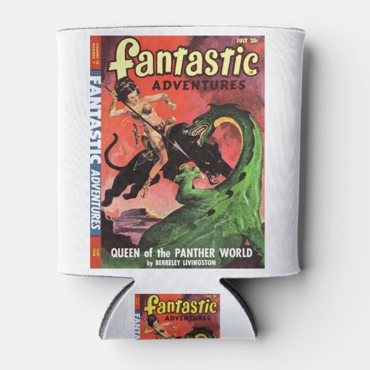 パンサー世界の女王 – Fantastic Adventures 缶クーラー (正面)