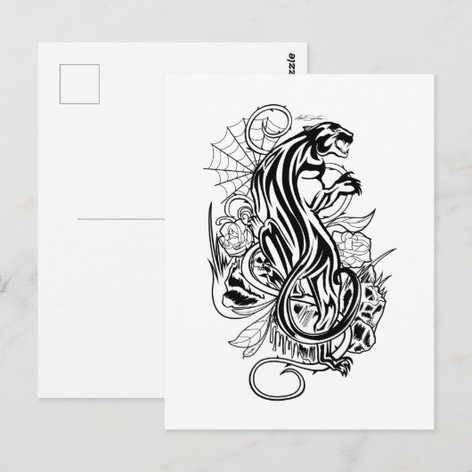 パンサー ポストカード (正面/裏面)